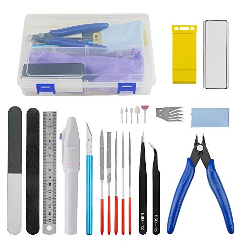 WMYCONGCONG 26 PCS Gundam Model Basic Tools Set Hobby Building Tools Kit mit Kunststoffkoffer für den professionellen Gundam Modellbau, Reparaturen und Reparaturen