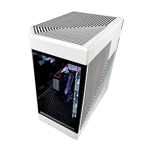 Image of Velztorm White Praetix Custom Built Y60 Gaming Desktop PC (GeForce RTX 5070 Ti 16GB (Beats 4080), Liquid Cooled Intel i9-14900K, 64GB DDR5, 2TB PCIe SSD, 1000W PSU, WiFi 6,Win11Pro)