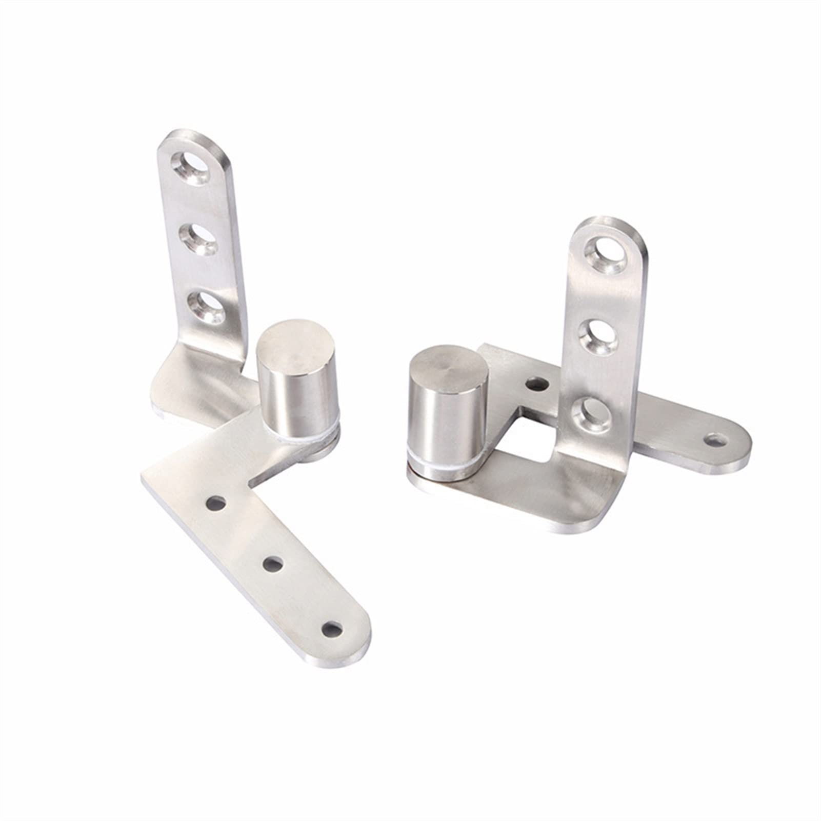 Shundeed 80X50x3mm 2 Pieces Of Alloy Hinges, Rust-Proof, Suitable For Rotating Door, Glass Door(80X50x3mm)