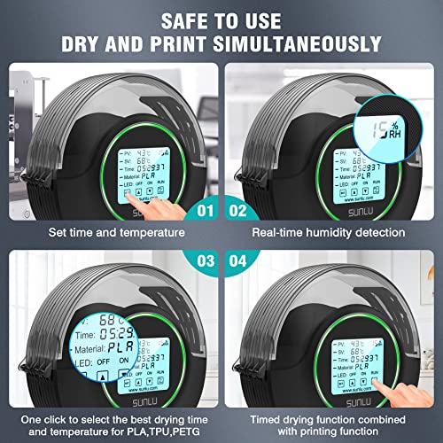 SUNLU Essiccatore Filamento per Stampante 3D S2
