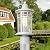 Darkaway Outdoor Post Lights Lamp Posts Outdoor Lighting, Waterproof Aluminum Post Lights Outdoor Light Fixtures with Glass, Light Posts for Outside Patio Yard (2 Pack, White)