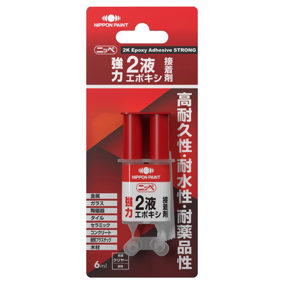 Amazon.co.jp: ニッペ(Nippe) 2液エポキシ接着剤 化学反応形接着剤