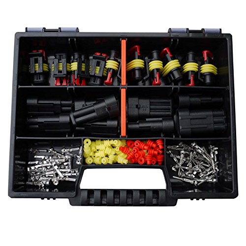 AMP Superseal Stecker Set 4-polig 1,50-2,50 Mit Gummitülle KFZ LKW