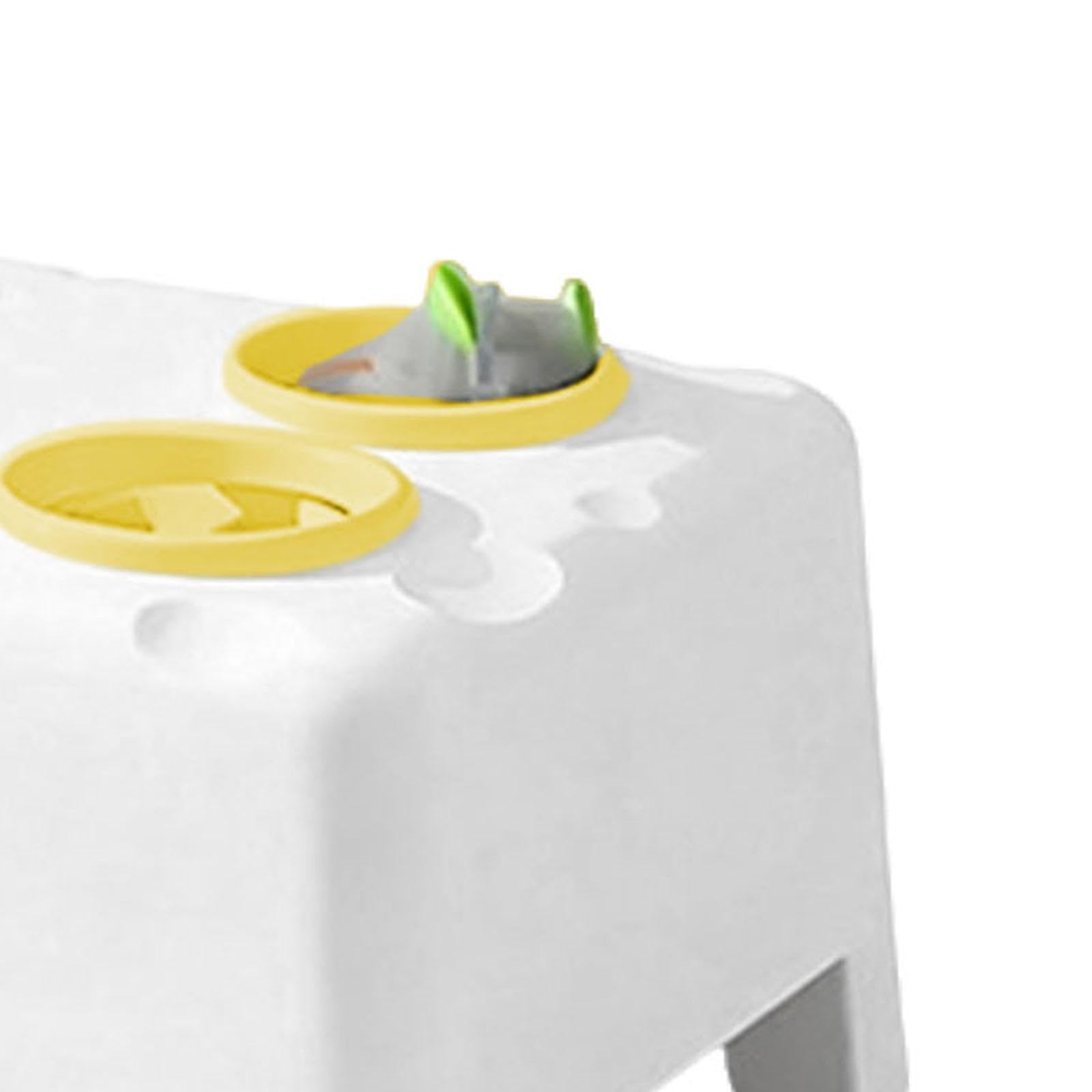 Juguete Interactivo Electrónico para Gato con Automática Ratón Que Se Mueve Cinta Interactiva Hecho en PP Adecuado para Estimulación y, Amarillo