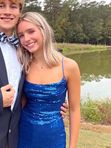 Sparkly Sequin Homecoming Dresses for Teens Short Tight Prom Dress Corset Cowl Neck Cocktail Gown3