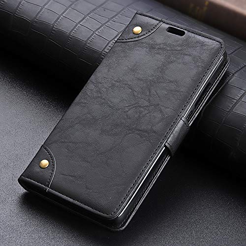 Étui en cuir pour téléphone portable Xiaomi, housse portefeuille rétro et support horizontal