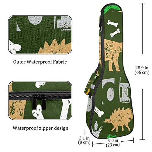Housse pour ukulélé – Motif empreinte de dinosaure – Rembourrage en éponge de 10 mm d’épaisseur – 53,3 cm – Avec sangles… - Les Beatles, Paul McCartney, John Lennon, RIngo Starr, George Harrison Housse pour ukulélé - Motif empreinte de dinosaure - Rembourrage en éponge de 10 mm d'épaisseur - 53,3 cm - Avec sangles… – Image 5
