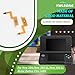 2PCS for Nintendo New 3DS Home Button Ribbon Flex Cable for Nintendo New 3DSXL/New 3DSLL Home Button Key Flex Cable Replacement Accessories Parts with Repair Tools