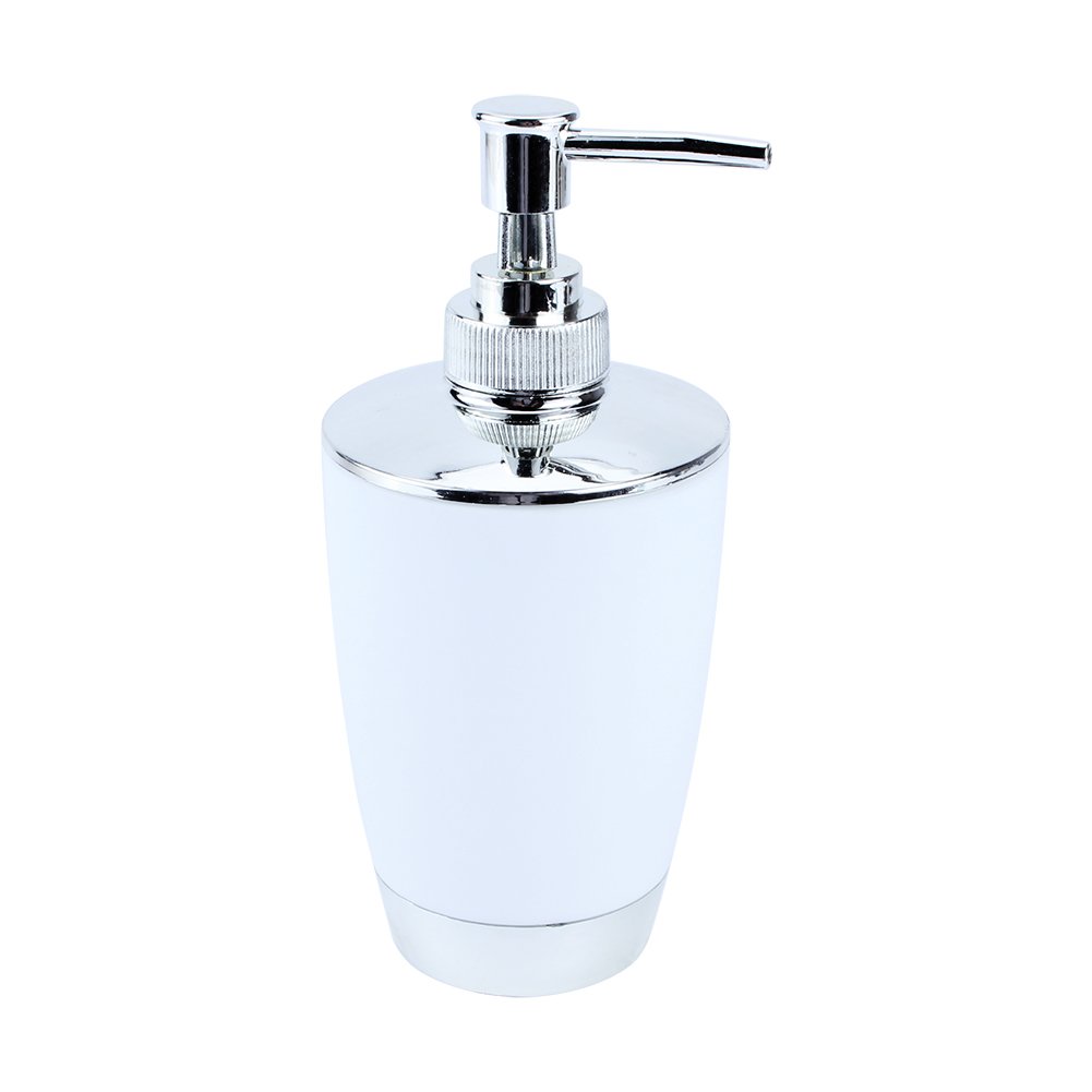 Juego de accesorios de baño, práctico con soporte para cepillo de dientes, dispensador de decoración del hogar, 6 piezas esenciales de baño para un almacenamiento limpio y elegante