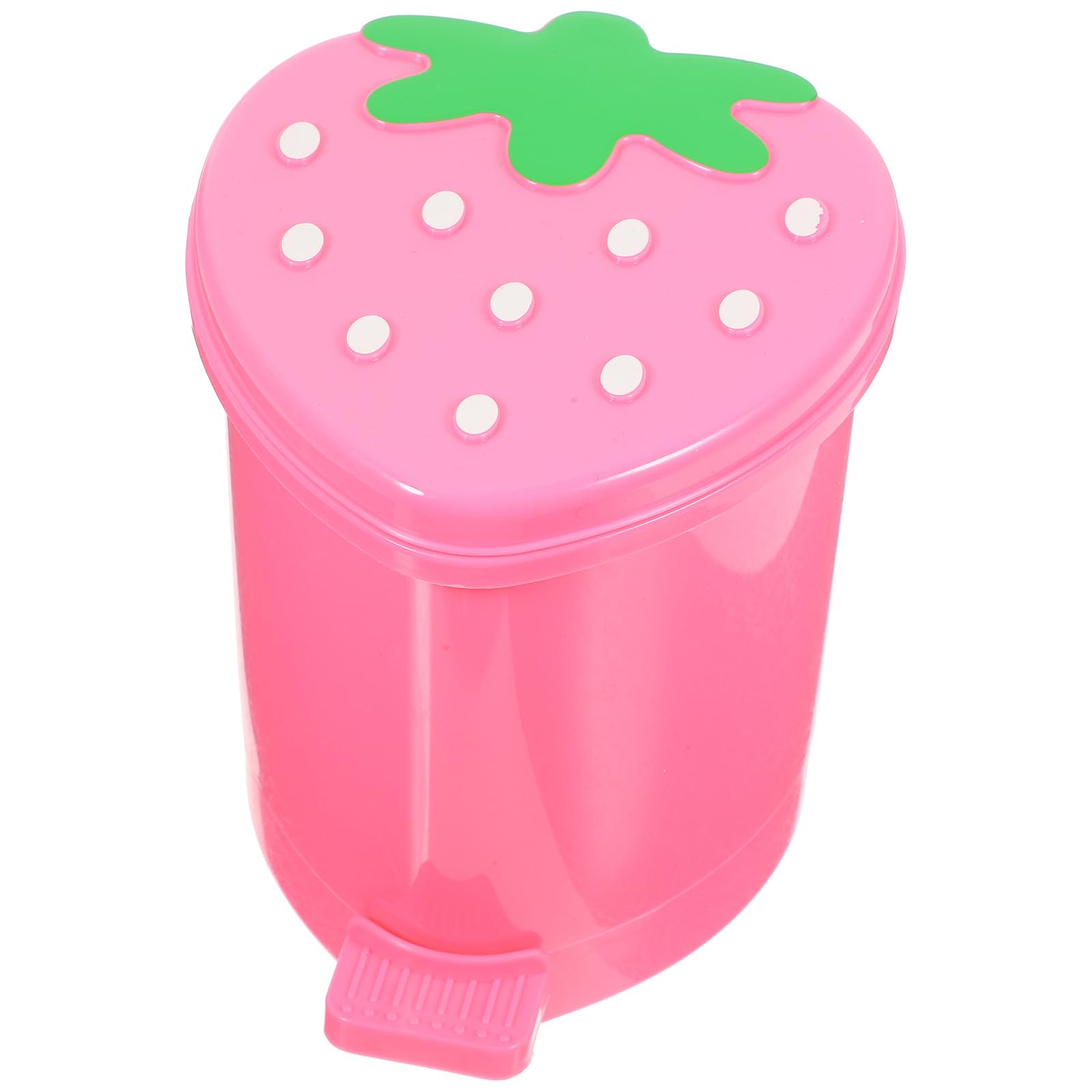 PLAFOPE Cestino per Rifiuti da Scrivania Mini in PP Rosa 10,5X9 CM Contenitore per Carta Pressing Cestino da Ufficio e Casa per Piccoli Rifiuti