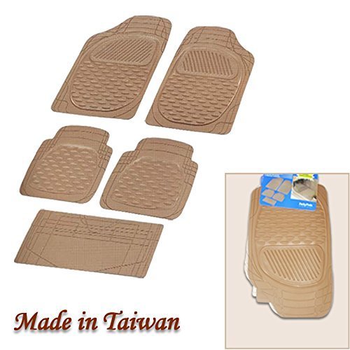 Autofurnish (Imported) Car Floor Mats Set of 5 For Hyundai Santro Xing