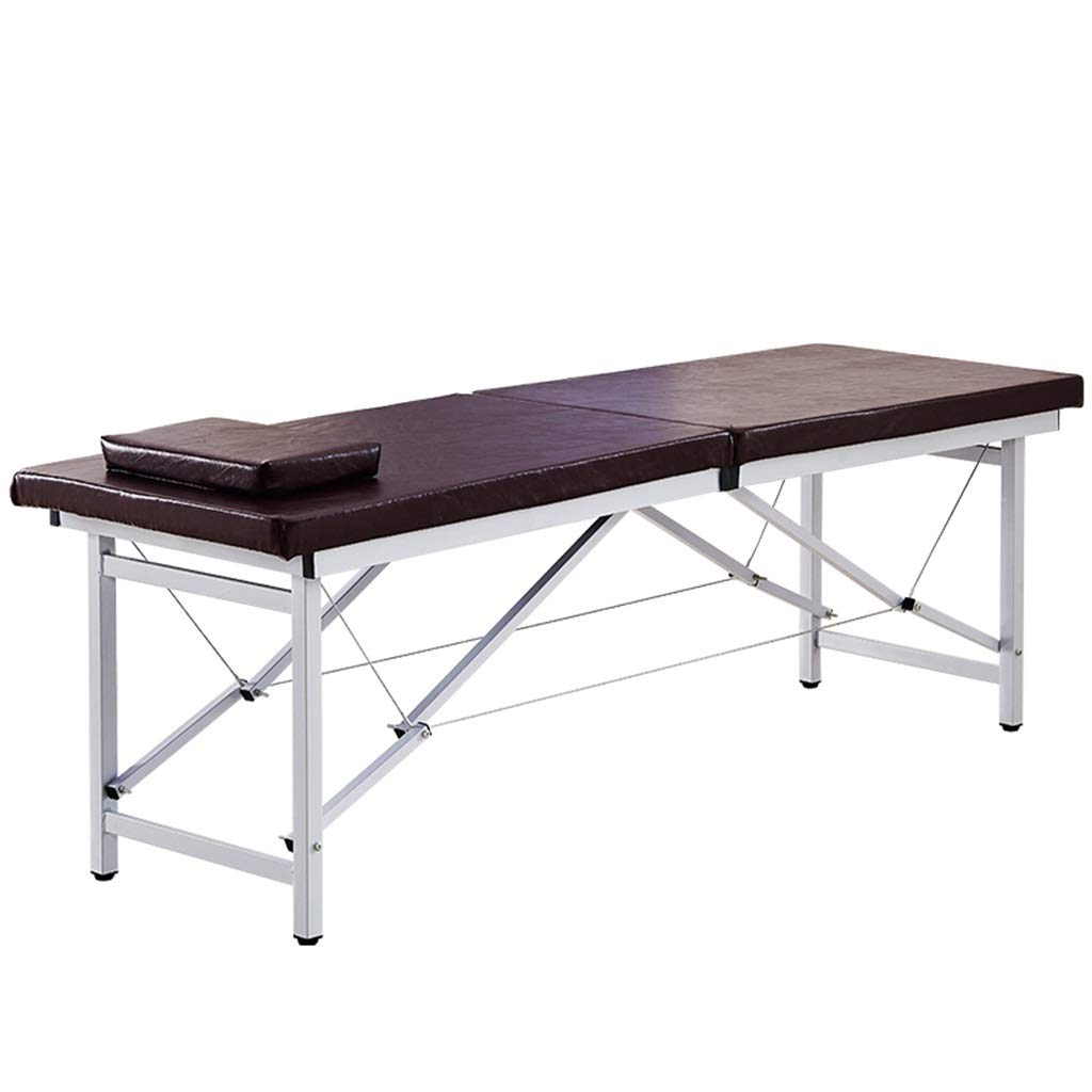 Lettino da Massaggio Pieghevole Portatile con Struttura in Alluminio per Salone e Spa, Lettino per Terapia estetica(A-180 * 60 * 60cm