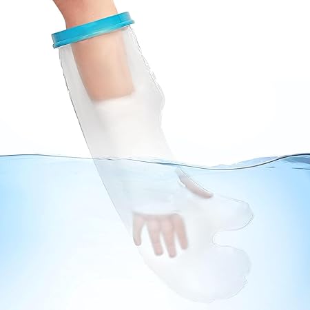 Wilsco Waterproof Cast Covers for Shower Arm-Comfortable Arm Cast Protector for Broken Hand, Wrist, Finger Reusable Cast Bag for Swimming with Watertight Seal - Arm Cast Sleeve for Adult (Short Arm)