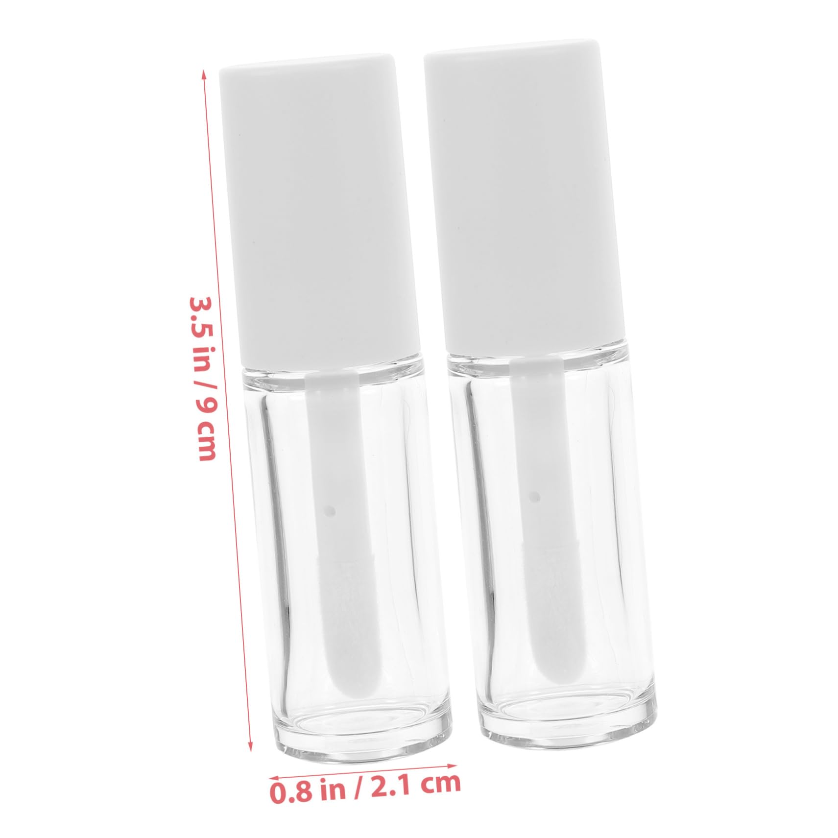 Nachfüllbare Lipgloss Behälter 10ml Petg 15 Stück mit Applikator für Frauen