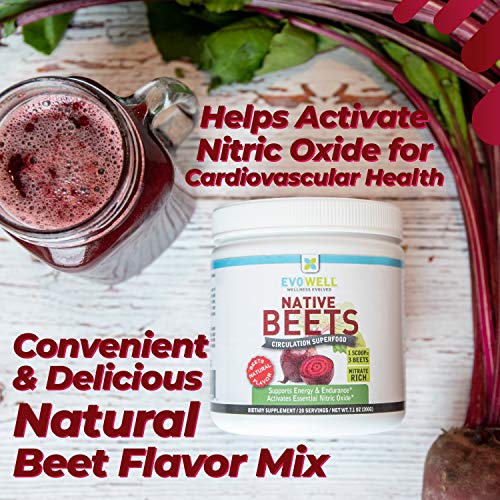 EVOWELL-Native-Beets-Circulation-Superfood-Supports-Energy-and-Endurance-White-71-Ounce