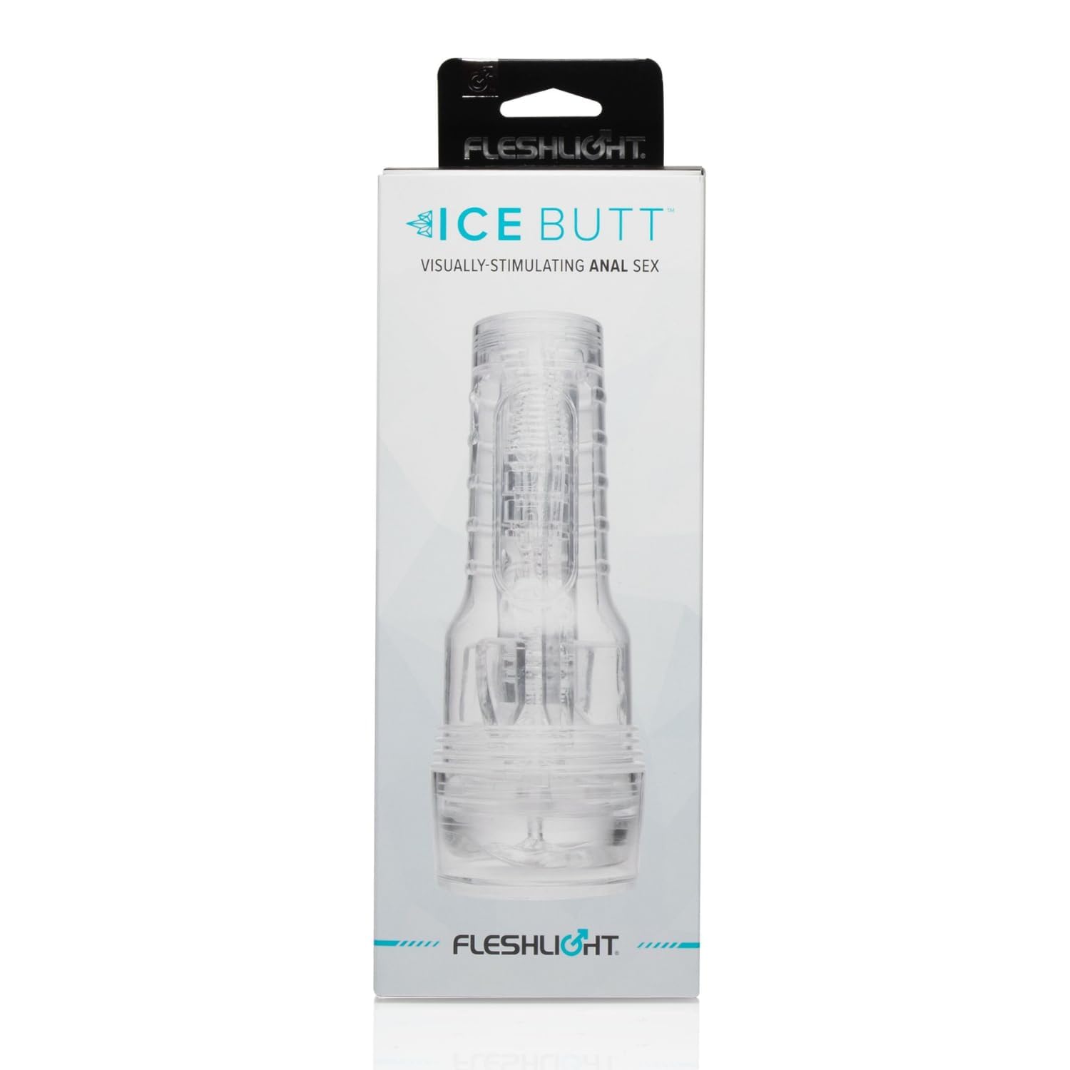 Fleshlight Ice Butt Crystal - Masturbador Masculino - Experiencia Real - Superskin - Fácil de Limpiar
