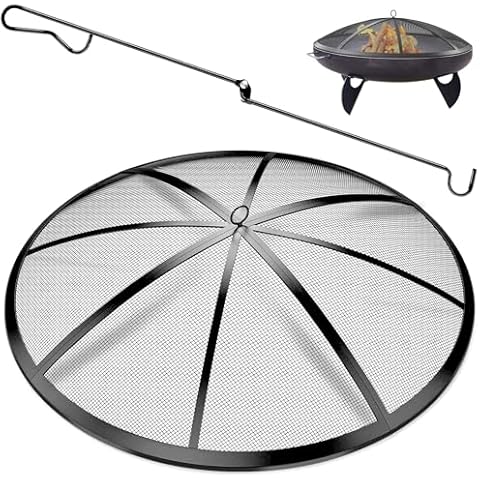 POEPRH 22-Inch Fire Pit Screen Cover