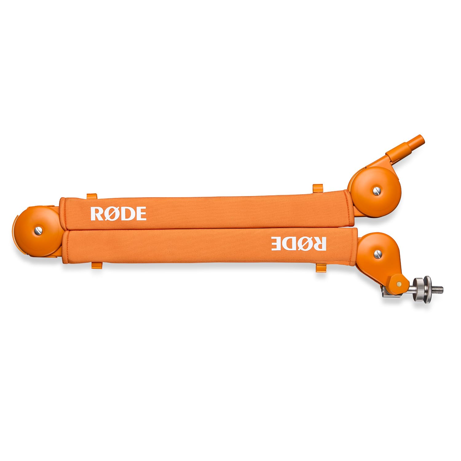 Rode PSA1+ Plus - Brazo articulado para micrófono de mesa, color naranja con cable keepdrum XLR