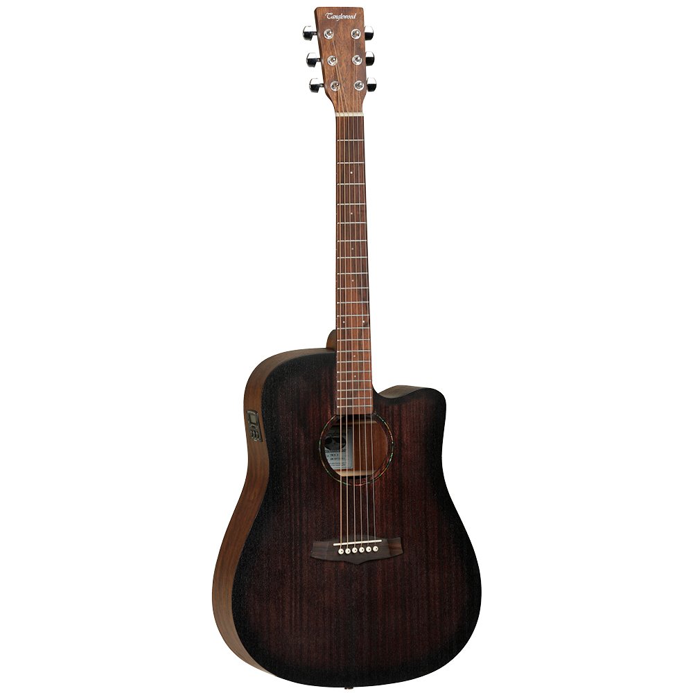 Tanglewood Crossroads TC5CE Semi Acoustic Guitar, 6 Strings, Dreadnought Cutaway, Whiskey Barrel Burst Satin Finish