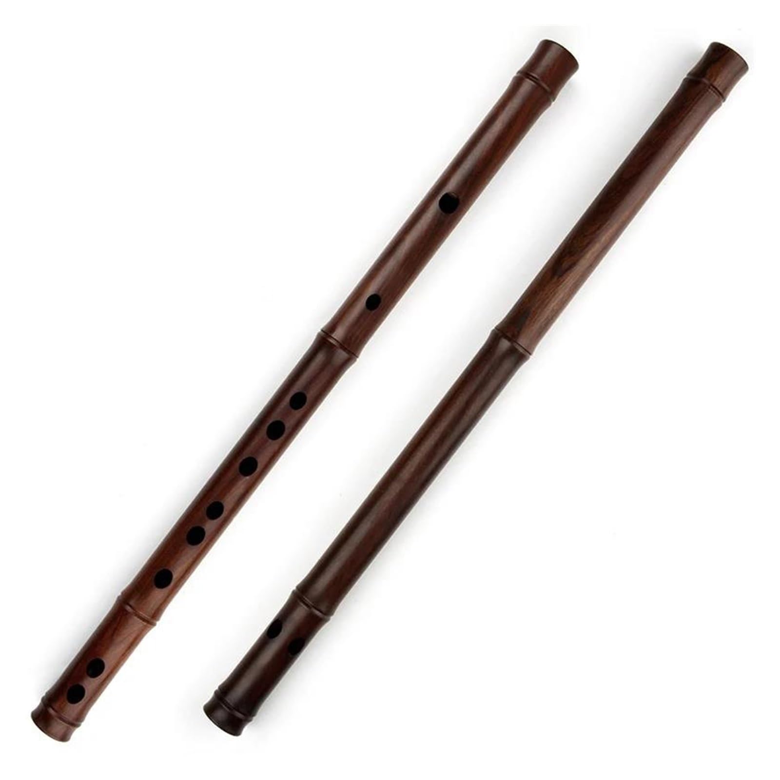Traditionelles Handgefertigtes Mahagoni Bambusflöteninstrument Mit Einem Abschnitt Professionelle Bambusflöte Traditionelles Instrume