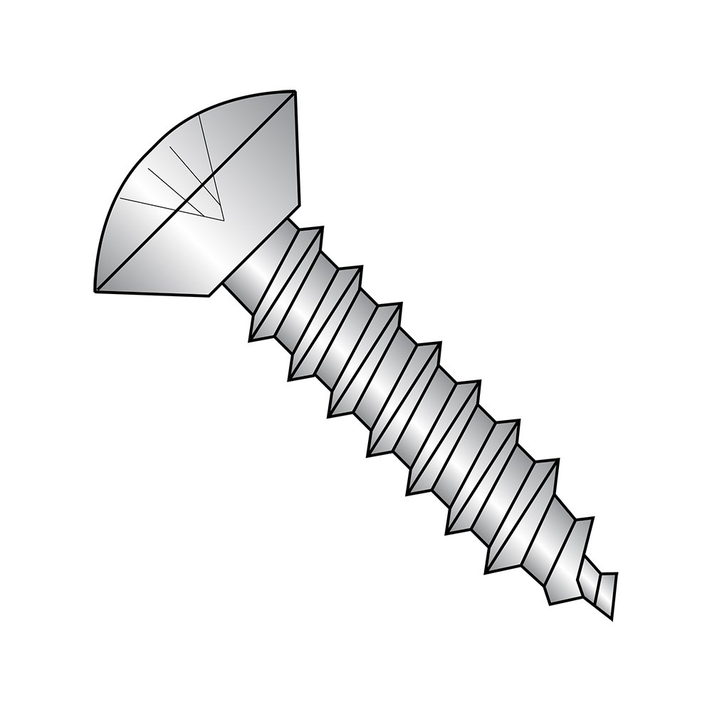 Small Parts 0812APO188 18-8 Stainless Steel Sheet Metal Screw, Plain...