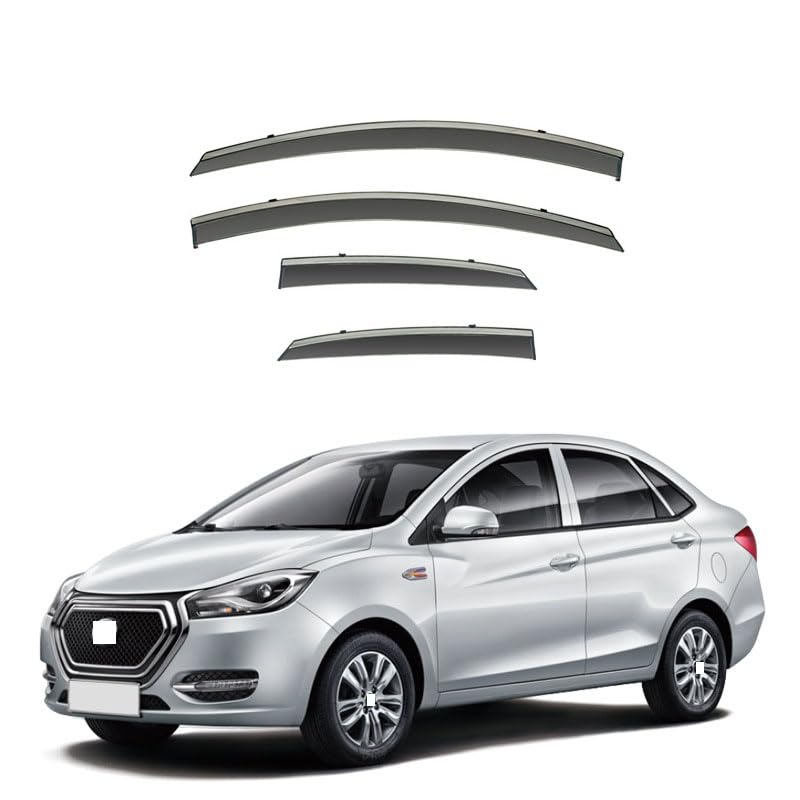 Deflectores de aire JAC IEV5 2014+ para viajar bajo la lluvia con ventanas abiertas, 4 unidades