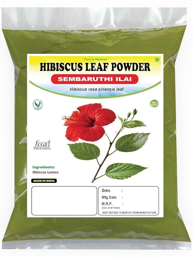 Hibiscus Powder 100g  Sembaruthi  Hibiscus rosa sinensis leaf