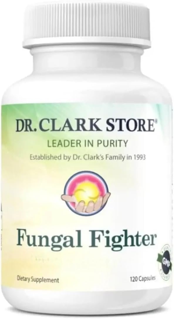 Dr Clark Store Fungal Fighter โ 120 Capsules, Supports Healthy Fungal Balance & Immune System Support