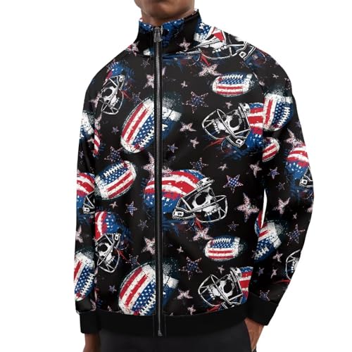 Image of Men's Lightweight Jackets Casual Full Zip Fleece Jacket Men Coats Fashion Long Sleeve Sweatshirt