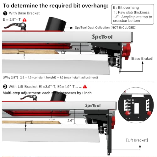 SpeTool 48 Inch Router Sled