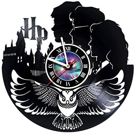 Wizarding World Vinyl Record Wall Clock - Get Unique Gifts for Birthday, Christmas, Ideas for Teachers, Boys, Girls, Men, Women, Adults, him and her - Unique Design