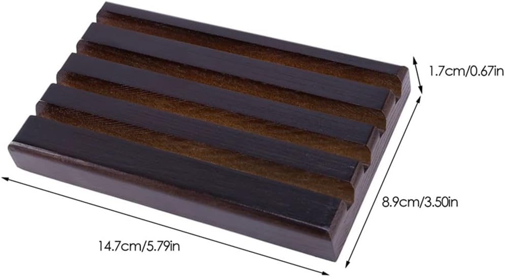 Display Stand Rack Coin Holder 4-Row Torched Wood Challenge