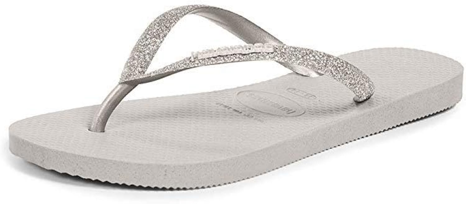 Havaianas Women's Havaianas Silver Glitter Flip Flops Buy