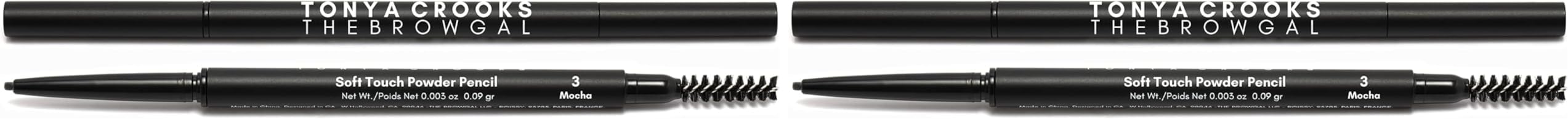 The BrowGal - Soft Touch Powder Pencil, Automatic Powder Based with Built-In Brush - Incredible Gradient Effect for Eyebrow Make-Up - Natural Looking Brows, Smudge Proof & Anti-Fade