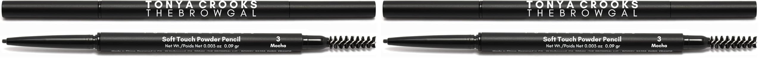 The BrowGal - Soft Touch Powder Pencil, Automatic Powder Based with Built-In Brush - Incredible Gradient Effect for Eyebrow Make-Up - Natural Looking Brows, Smudge Proof & Anti-Fade