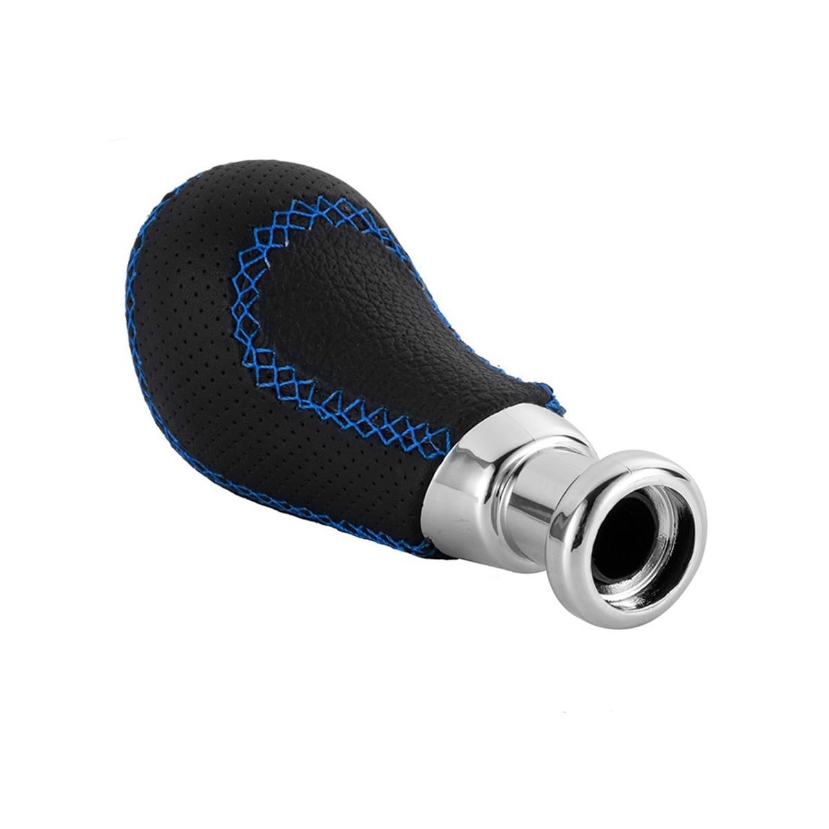 Pomello del Cambio Manuale A 5 velocità per Auto, Leva del Cambio per Lada Vesta Granta VAZ Kalina Niva Samara Largus, Pomello del Cambio Cromato + Blu