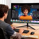 CRUA 32 Inch 4K Curved Monitor, 3000R VA Panel, UHD 3840x2160 with HDR10, Adaptive Sync, 100% sRGB, Eye Care Display for Gaming, Work & Entertainment – HDMI & DP - Image 6