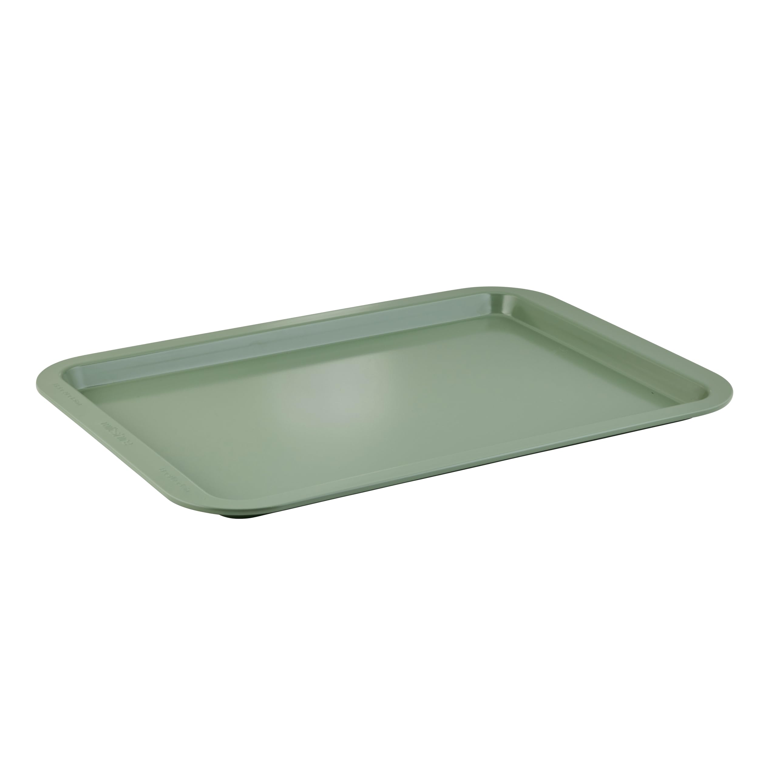 Wiltshire Colour Rush Rectangular Cookie Sheet, Moss, PFOA PTFE Free, Robust Baking Tray, Brownie Tray, Non-Stick Coating, Sheet Steel Bakeware, 38x27x2cm, Internal Size 33.5x24x1.5cm