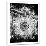 FORMAT : Le grand tableau poster 70x100 cm (LxH) en cadre blanc pour transformer votre intérieur et offrir un look inédit a vos murs.