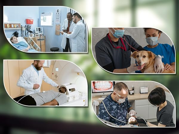 Navy Scrub Cargo Pants for Men Women 5 Pockets Unisex Medical Stretch Trousers Nurses Dental Straight Leg Lab Drawstring Pant (US, Alpha, Medium, Black) - Image 7