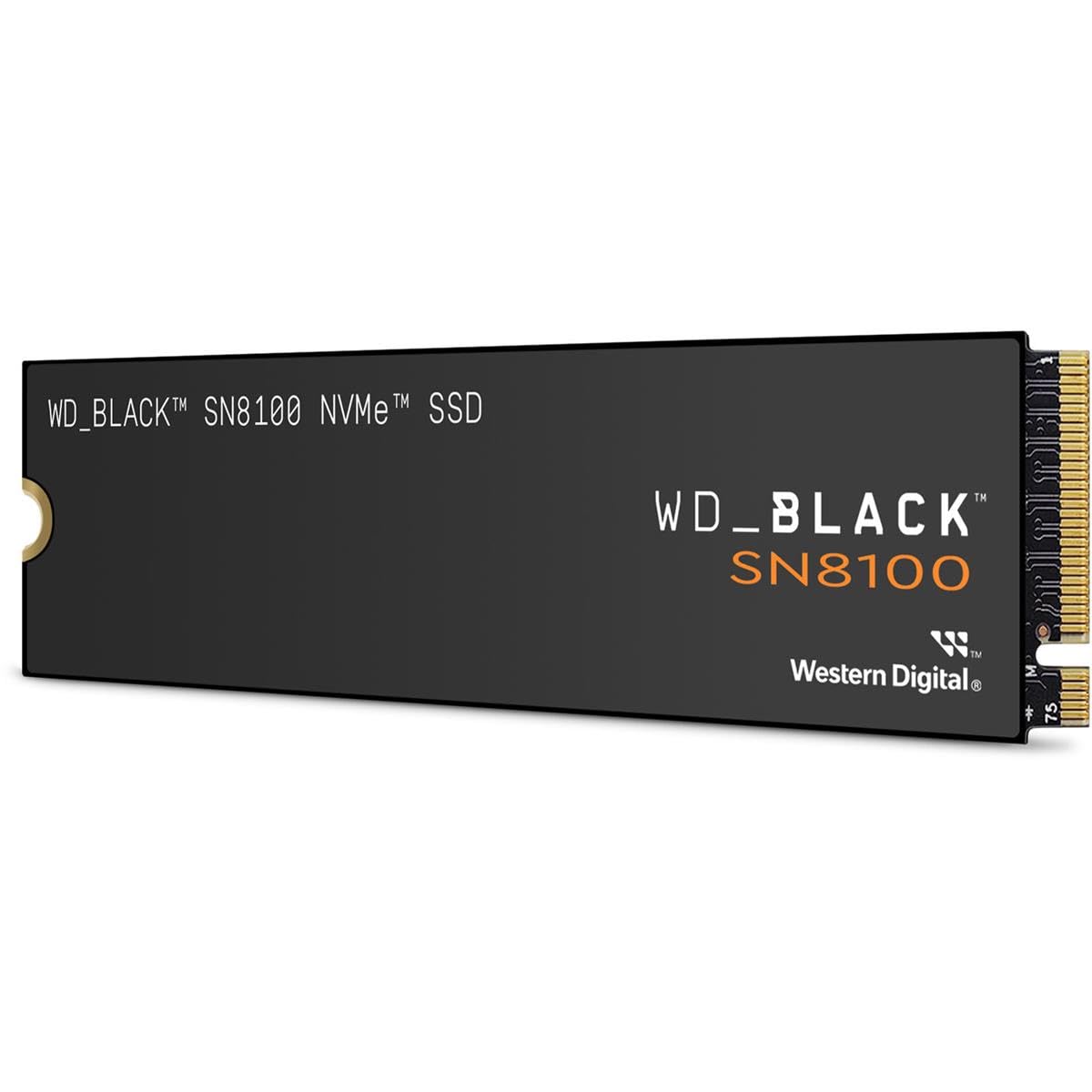 WD Sandisk SN8100 NVMe SSD negro de 2 TB