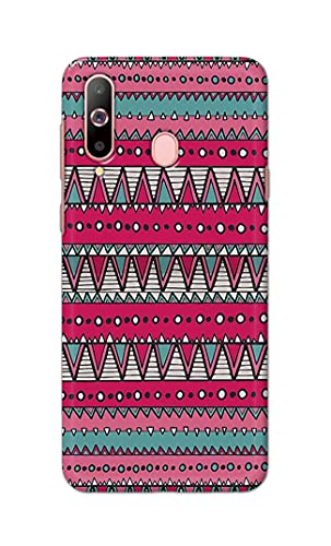 Image of PRINTFIDAA Printed Hard Back Cover Case for Samsung Galaxy A60 | Samsung Galay M40 Back Cover (Geometric Vintage Pattern) -1803