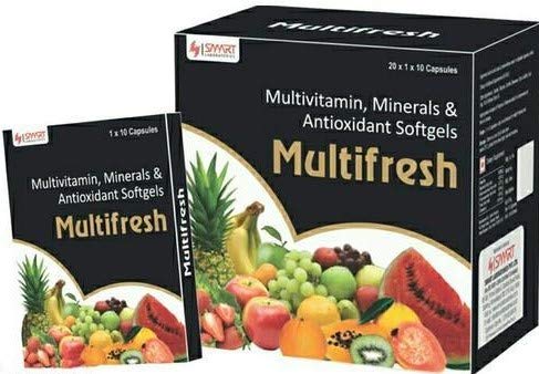 Multifresh Multivitamin,Minerals,Anti Oxidant Soft Gelatin Capsule For Compete Health Managment (5 strips, 50 capsules) (B089CR59VJ) Amazon Price History, Amazon Price Tracker