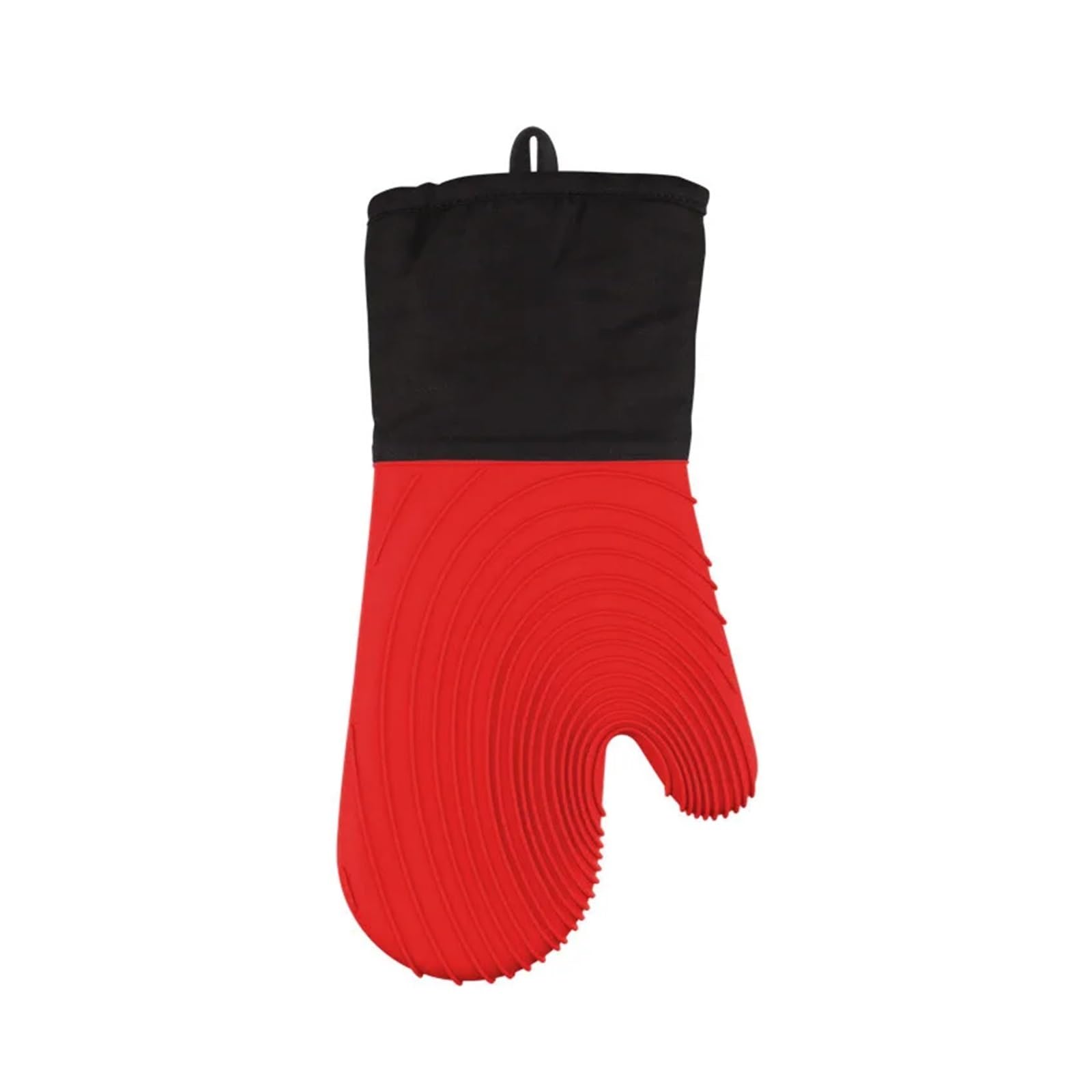 Weokdfha Red Oven Gloves Silicone Insulated Gloves Microwave Anti-Scald Kitchen High Temperature Resistant Thickened Baking(Red)