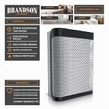Brandson - Ceramiczny termowentylator – 2 poziomy mocy – bezstopniowa regulacja temperatury – 1500 W – energooszczędny termowentylator łazienkowy – ochrona przed przegrzaniem, zabezpieczenie przed
