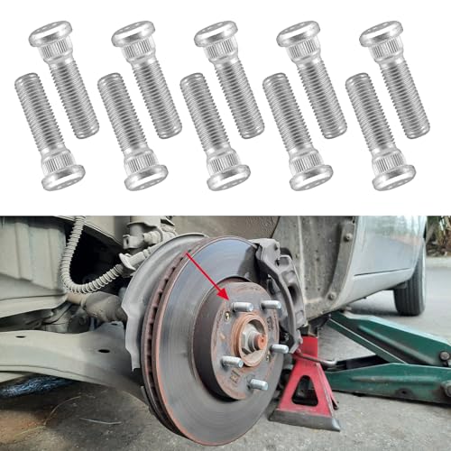 RGOAANC 10PCS Wheel Studs, Steel Tire Studs, 49mm Long & ...