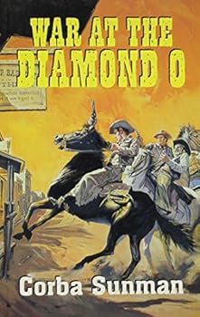 Paperback War at the Diamond O [Large Print] Book