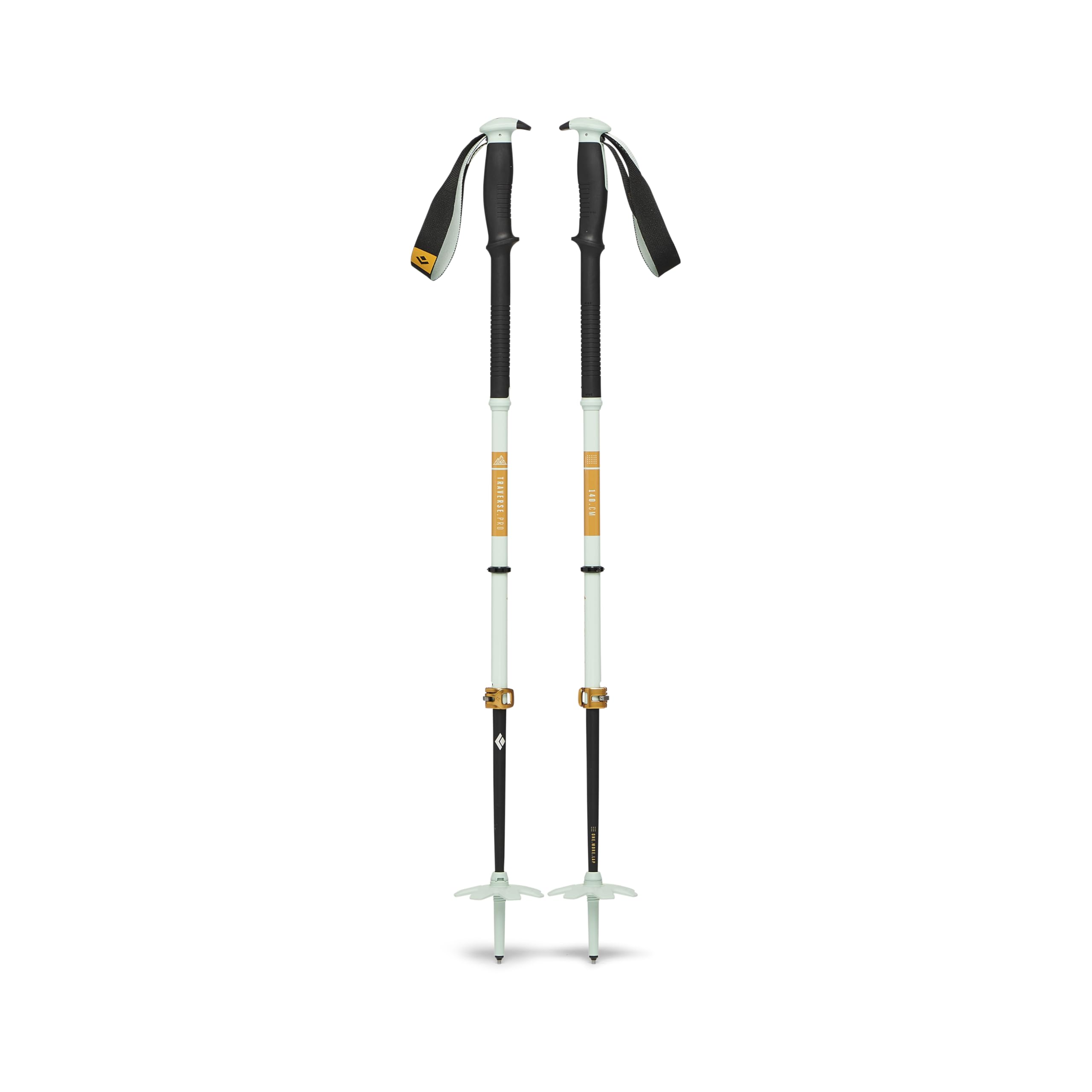Black Diamond Bastones de esquí Unisex Traverse Pro Ski Poles, Color Verde Espuma, 105-155 cm