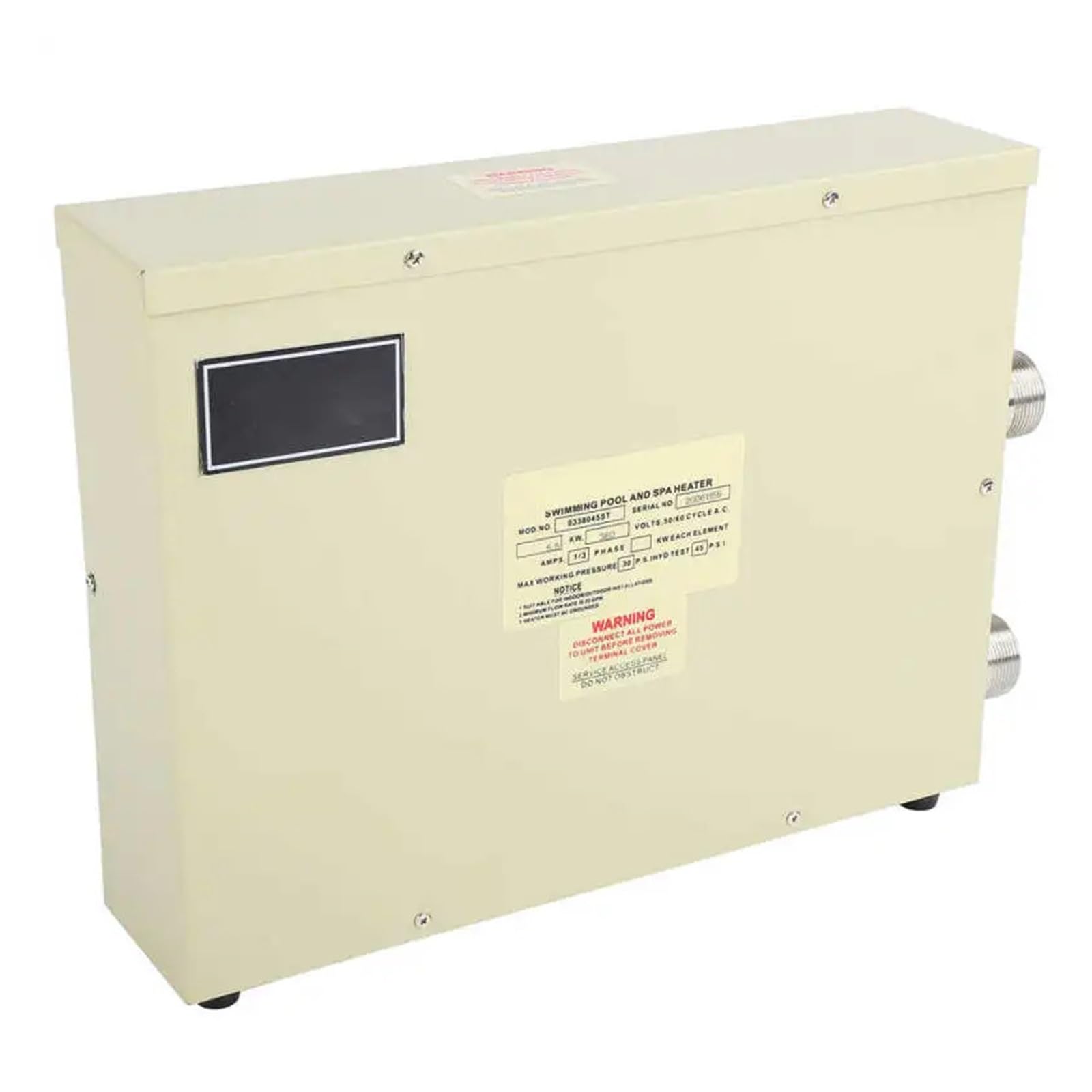 Calentador de piscina Calentador de temperatura constante for baño 5, kW, calentador eléctrico for piscina, equipo termostato, máquina calentamiento for circulación agua Bomba de calor para piscina
