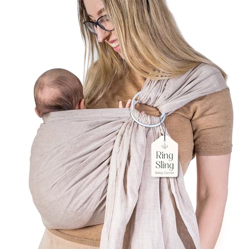 Mebien touche de la nature Babytragetuch und Ringschlinge 100% Baumwolle...